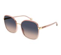 Chloé CH0031S 009 Woman Sunglasses Bio-inject Orange Multicolor Squared Shaded