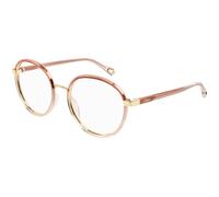 Chloé CH0033O 003 Woman Optical frames Injected Orange Transparent Round