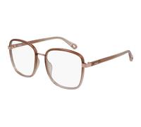 Chloé CH0034O 001 Woman Optical frames Injected Orange Transparent Squared