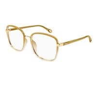 Chloé CH0034O 024 Woman Optical frames Bio-injected Beige Transparent Squared