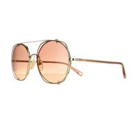 Chloe CH0042S Womens Gold Sunglasses