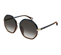 Chloé CH0133SA 003 Woman Sunglasses Bio-inject Grey Grey Geometric Shaded