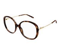 Chloé CH0172O 002 Woman Optical frames Acetate Havana Transparent Round