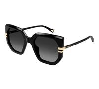 Chloé CH0240S 001 Woman Sunglasses Acetate Black Grey Butterfly