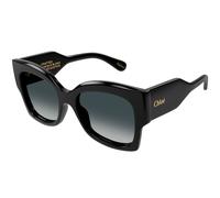 Chloé CH0252S 001 Woman Sunglasses Acetate Black Grey Butterfly