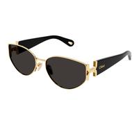 Chloé CH0260S 001 Woman Sunglasses Metal Gold Grey Round