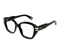 Chloé CH0267O 001 Woman Optical frames Acetate Black Transparent Cat Eye