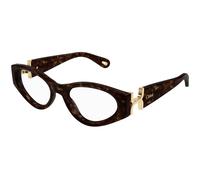 Chloé CH0273O 002 Woman Optical frames Acetate Havana Transparent Cat Eye