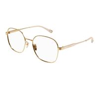 Chloé CH0274OA 002 Woman Optical frames Metal Gold Transparent Round