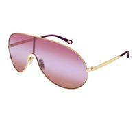 Chloé CH0283S 003 Woman Sunglasses Metal Gold Red Mask