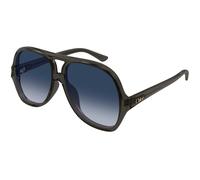 Chloé CH0289S 001 Woman Sunglasses Acetate Grey Blue Pilot