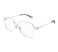 Chloé CH0307O 002 Woman Optical frames Metal Silver Transparent Round