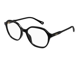 Chloé CH0312O 001 Woman Optical frames Acetate Black Transparent Squared