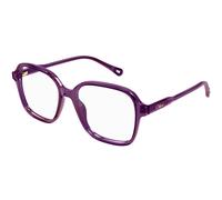 Chloé CH0313O 004 Woman Optical frames Acetate Bordeaux Transparent Squared