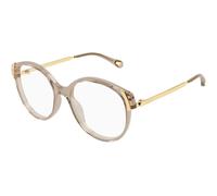 Chloé CH0328O 003 Woman Optical frames Acetate Brown Transparent Round