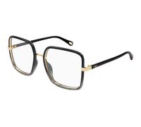 Chloé CH0338O 001 Woman Optical frames Bio-injected Black Transparent Squared