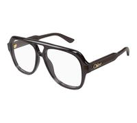 Chloé CH0339O 001 Woman Optical frames Acetate Grey Transparent Pilot