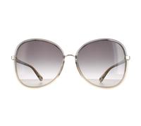 Chloé Chloe Butterfly Womens Grey to Brown Crystal Fade and Gold Gradient CH0030S Franky - One Size