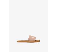 Chloe Chloe Kids' Logo-Print Woven Sliders Pale Pink Eur 32 / 13 UK Kids