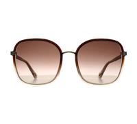 Chloé Chloe Sunglasses CH0031S 007 Crystal Brown Light Pink Brown Gradient with Light Mirror