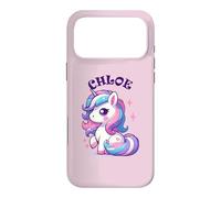 Chloe Cute Unicorn Design for Girls Name Chloe Case for iPhone 17 Pro Max