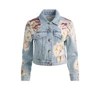 Chloe Embroidered Denim Jacket - female - Alice + Olivia - Denim Jackets - Blue - M - Jackets M