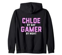 Chloe Gamer Girl Halloween Costume For Gen Z Gaming Chloe Zip Hoodie
