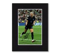 Chloe Kelly - England Lionesses Euro 2025 Signed 8x6 Inch Mounted Photo Print With Pre Printed Signatures That Would Make A Great Gift For Any Fan And Is Ready To Be Framed.
