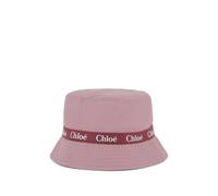 Chloé Kids logo-band bucket hat - Purple 58