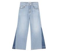 Chloé Kids patchwork wide-leg jeans - Blue 4-5-6-8-10-12-14