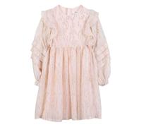 Chloé Kids ruffled sequin-embellished dress - Pink 10-14
