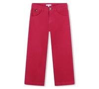 Chloé Kids wide-leg denim jeans - Red 6-14