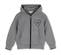 Chloe - Knitted Cardigan - Heather Grey - Girl - 14 Years