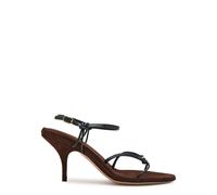 Chloe Matilda 90 Leather and Suede Sandals - Black - 41 (IT41/ UK8)