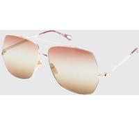 CHLOÉ Metal Sunglasses - Size: OS - female