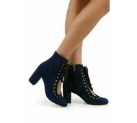 Chloe Miles Lace Up Ankle Boots Iconic Icon Shoes Booties 36
