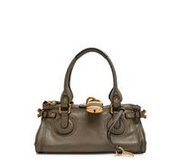 Chloe Paddington Medium Grained Leather Shoulder bag - Grey - One Size