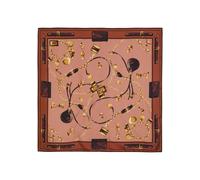 Chloe Paddington Printed Silk Scarf - Brown - One Size