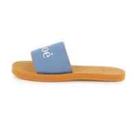 Chloe - Sheepskin Leather Slides - Blue - Girl - Size 28