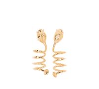Chloé spiral flower-motif earrings - Gold OS