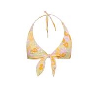 Chloé sun-bleached flower-print bikini top - Yellow 34-36-38