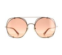 Chloe Sunglasses CH0042S 004 Gold Brown Gradient