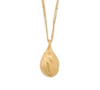 Chloe The Chloé Mirror Pendant Layered Necklace - Gold - One Size
