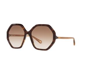 Chloé Unisex Sunglass CH0008S - Frame color: Black, Lens color: Brown Gradient