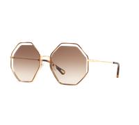 Chloé Unisex Sunglass CH0046S - Frame color: Tortoise, Lens color: Brown Gradient