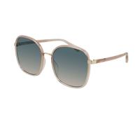 Chloé Woman CH0031S 004 Sunglasses Injected Orange Squared Shaded