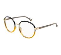 Chloé Woman CH0033O 007 Optical frames Bio-inject Black Transparent Round
