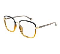 Chloé Woman CH0034O 013 Optical frames Bio-inject Black Transparent Squared