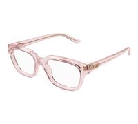 Chloé Woman CH0292O 003 Optical frames Acetate Pink Transparent Squared