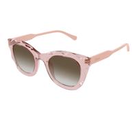 Chloé Woman CH0295S 004 Sunglasses Acetate Red Brown Round